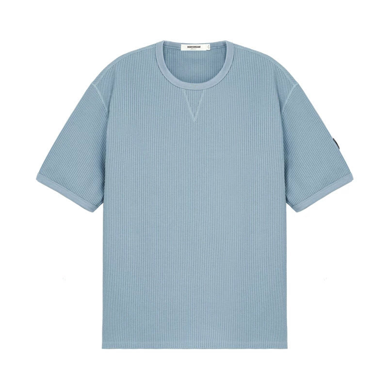 BODYDREAM Waffle Quick-Dry Wrinkle-Resistant Drop-Shoulder Tee