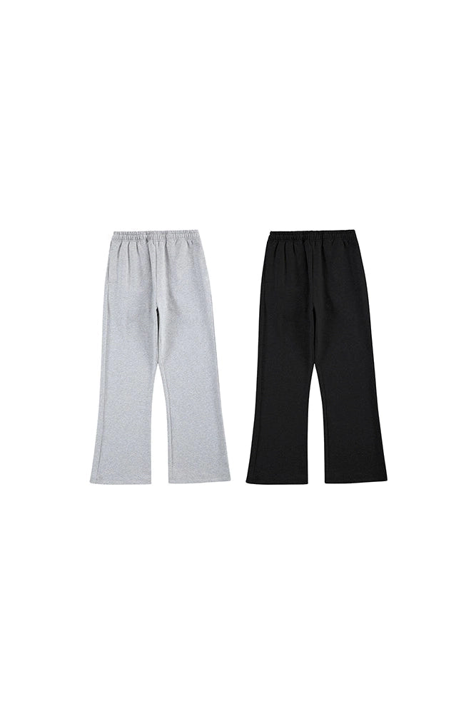 PLUS NO LOGO Loose Casual Versatile Micro-pull Sweatpants