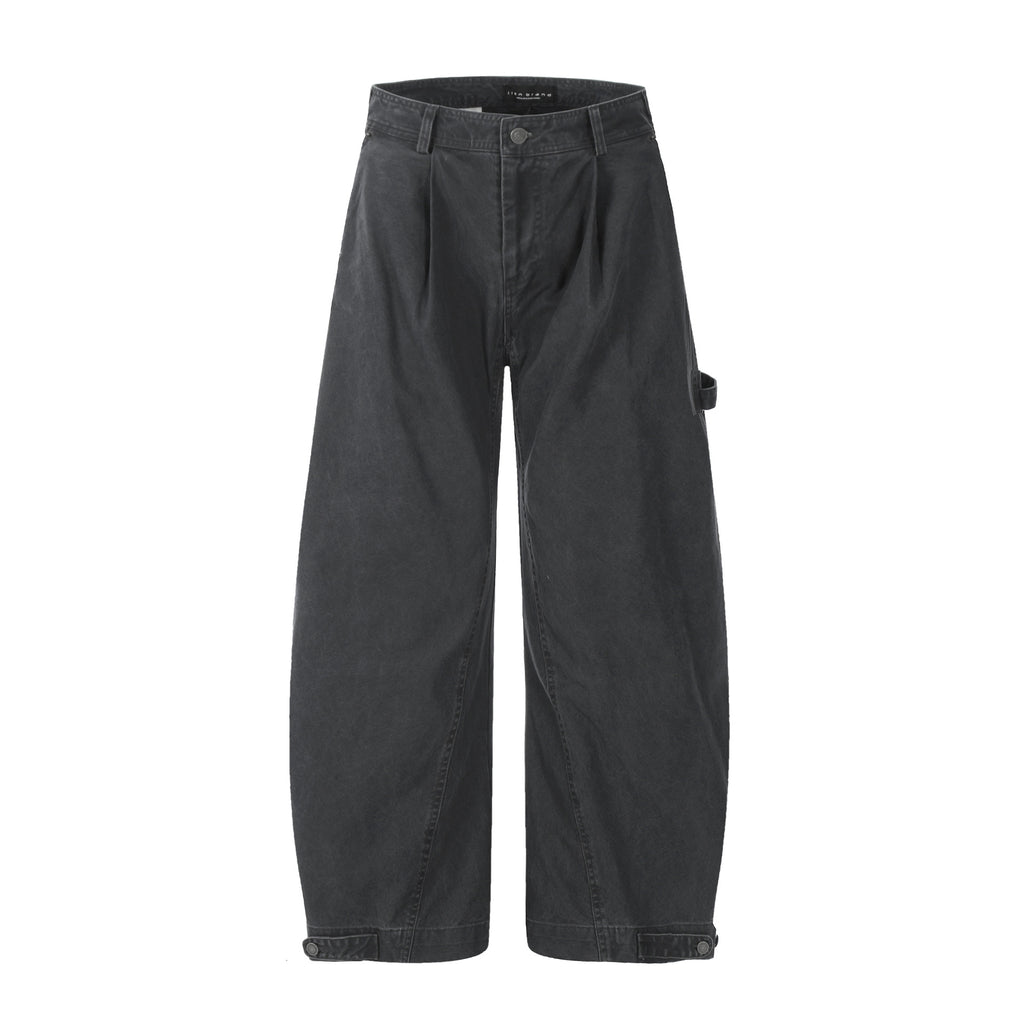 11KN versatile loose scimitar wide-leg Pants