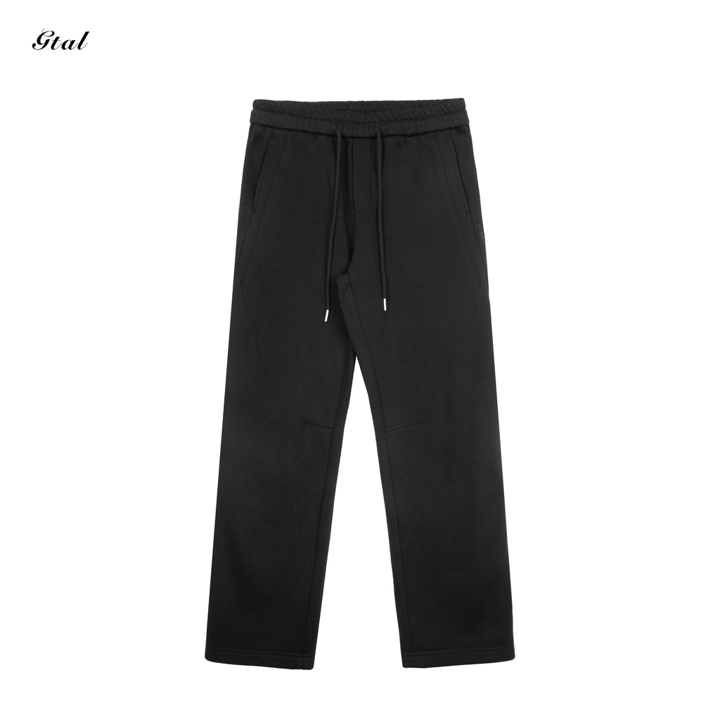 GTAL Thick Drawstring Straight Embroidered Sweatpants