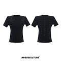 ArguECulturE Vintage Embroidery Slim Shoulder Tee