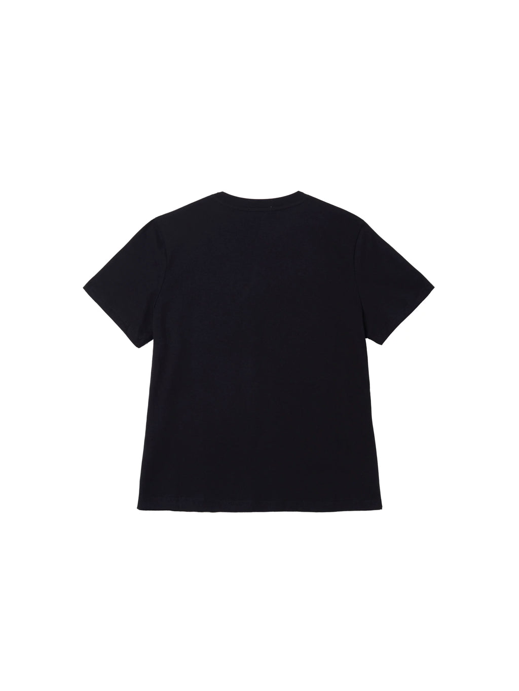 6CRAYON Black Box Offset Panel Flock Print Tee