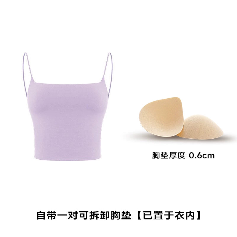 ABMY Self-contained Chest Pad Sexy and Thin Versatile Vest