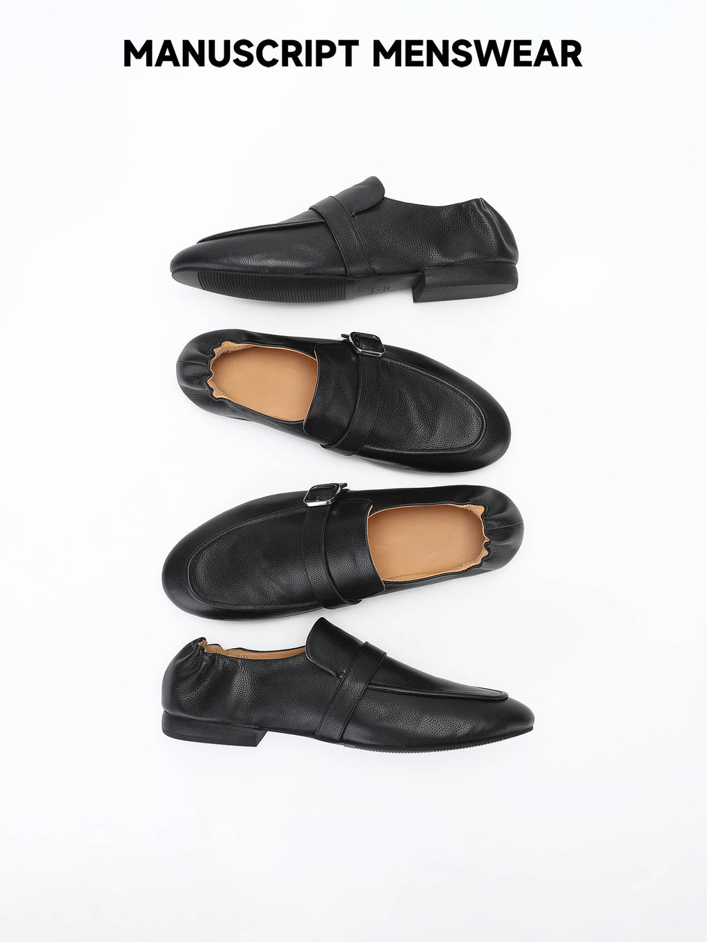MANUSCRIPT Calfskin Slip-On Mule