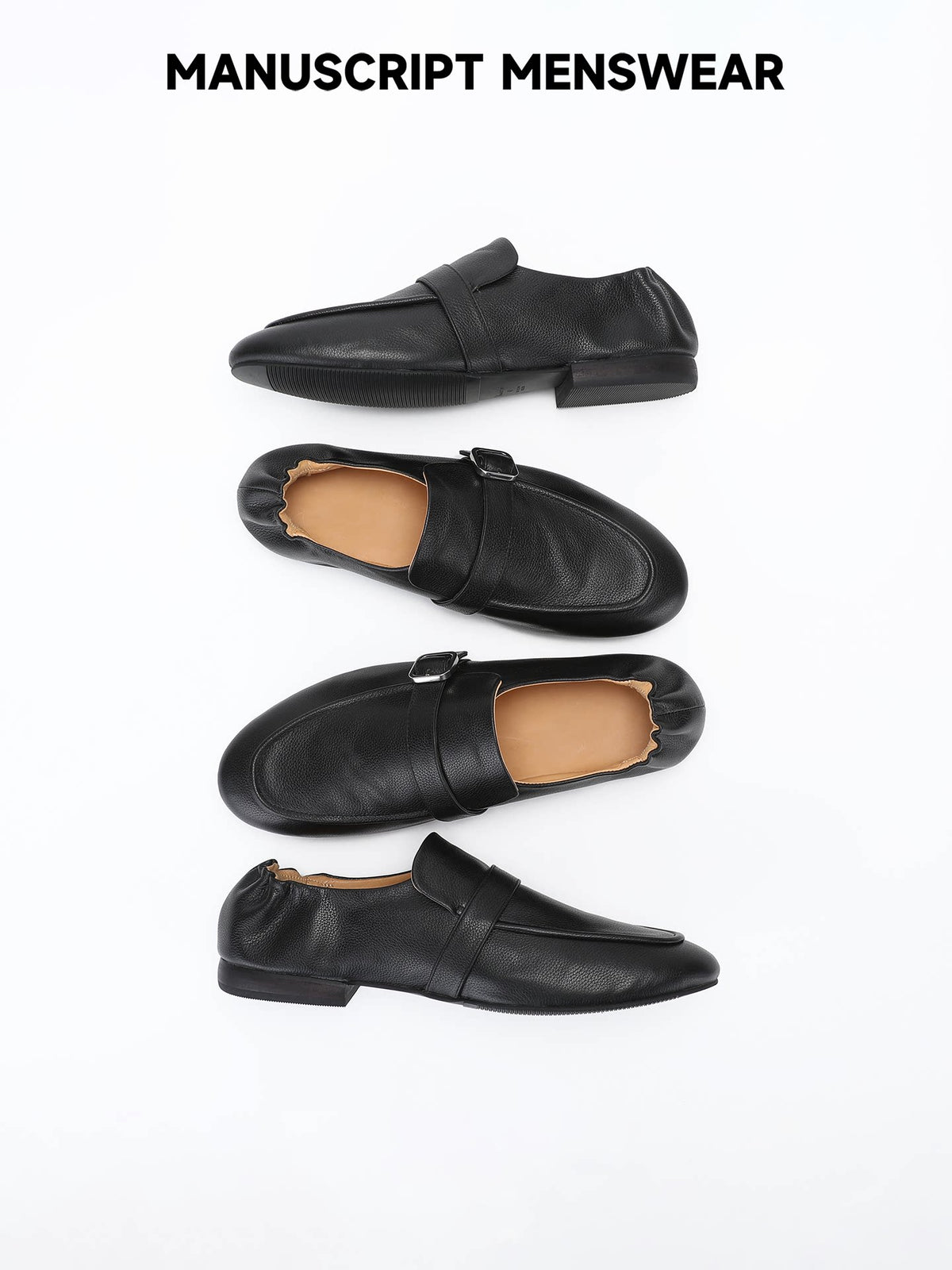 MANUSCRIPT Calfskin Slip-On Mule