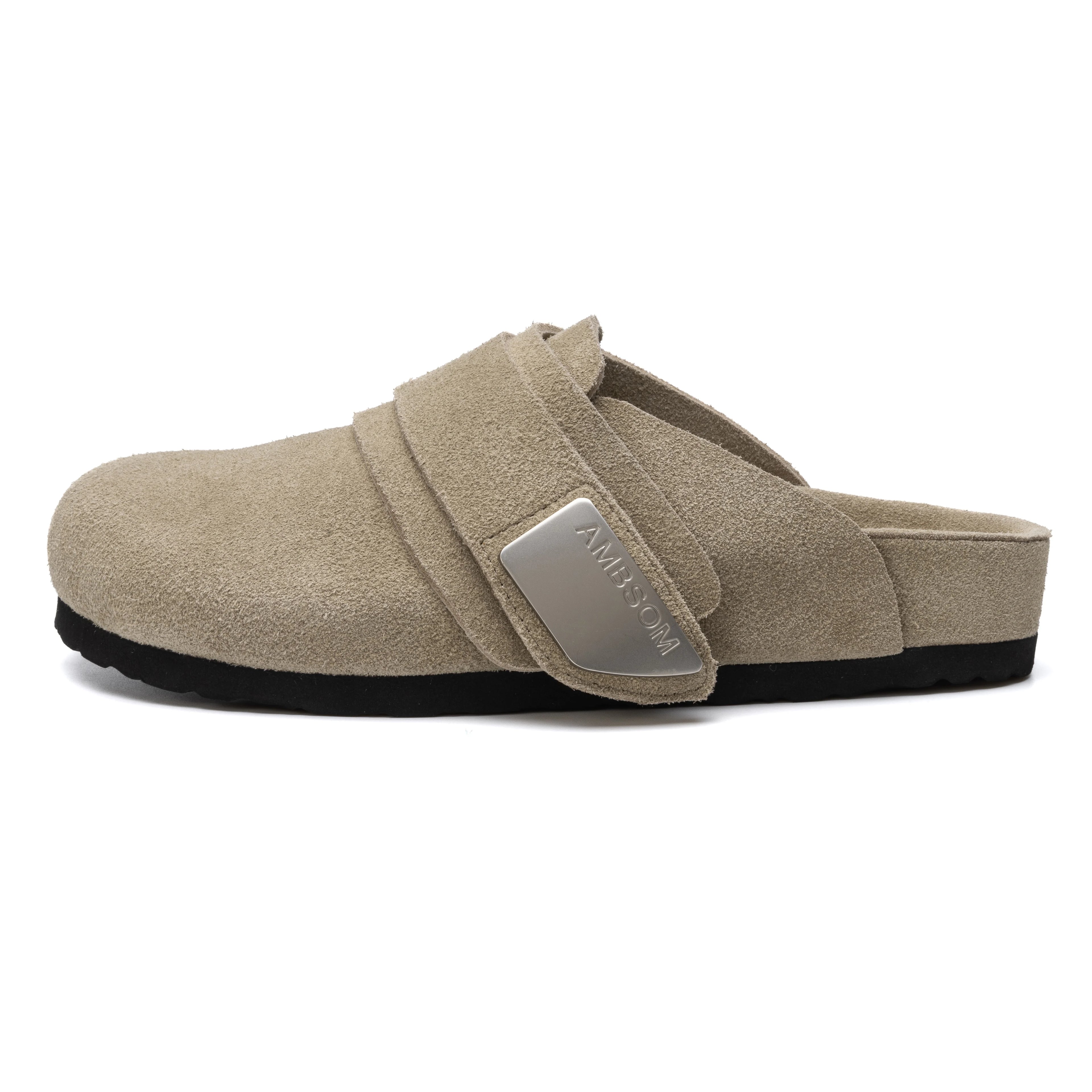 AMBSOM Leather Lazy Birkenstocks CLOGS