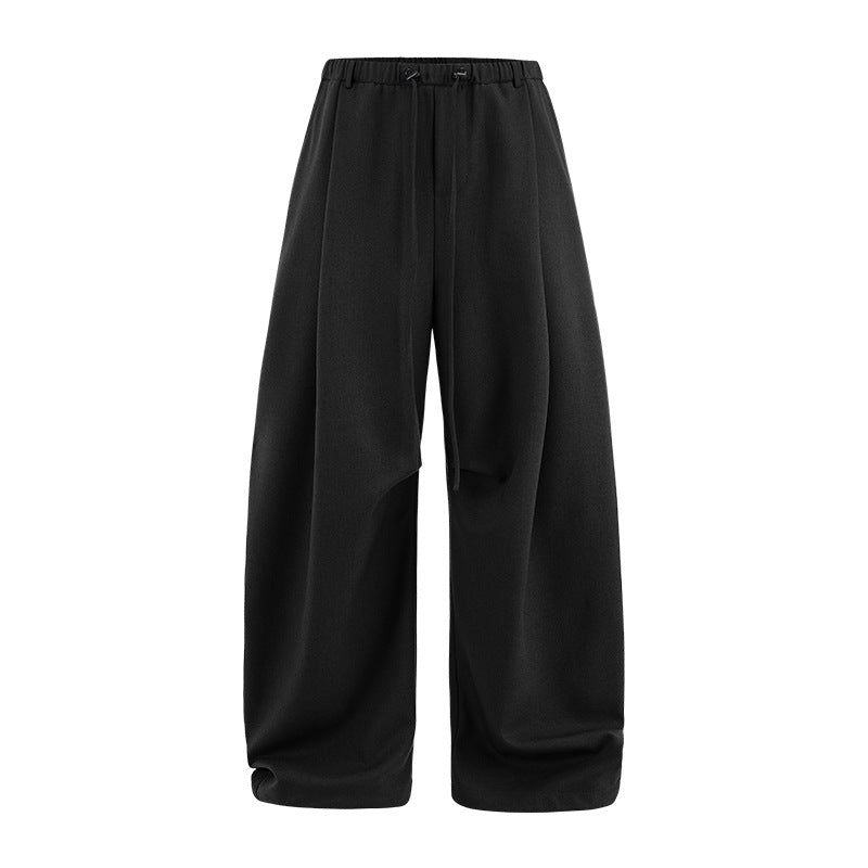Inflation Linen Straight-Leg Casual Trousers
