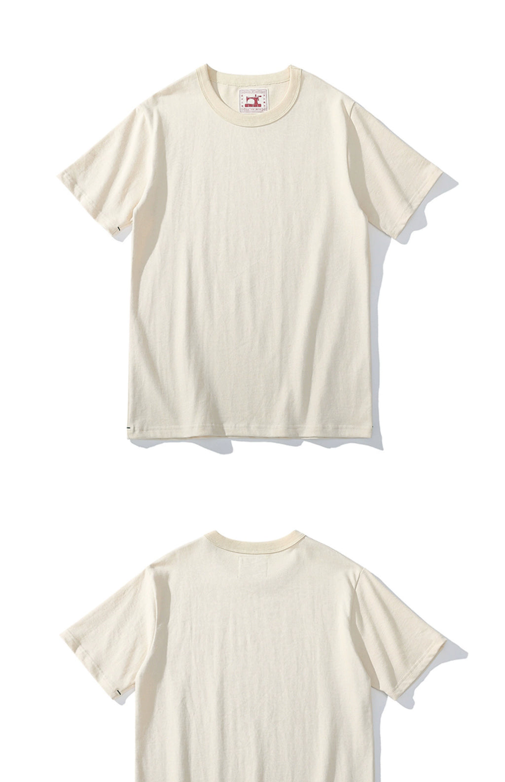PrintAce Natural Raw Cotton Unbleached 300g Breathable Loose Tee