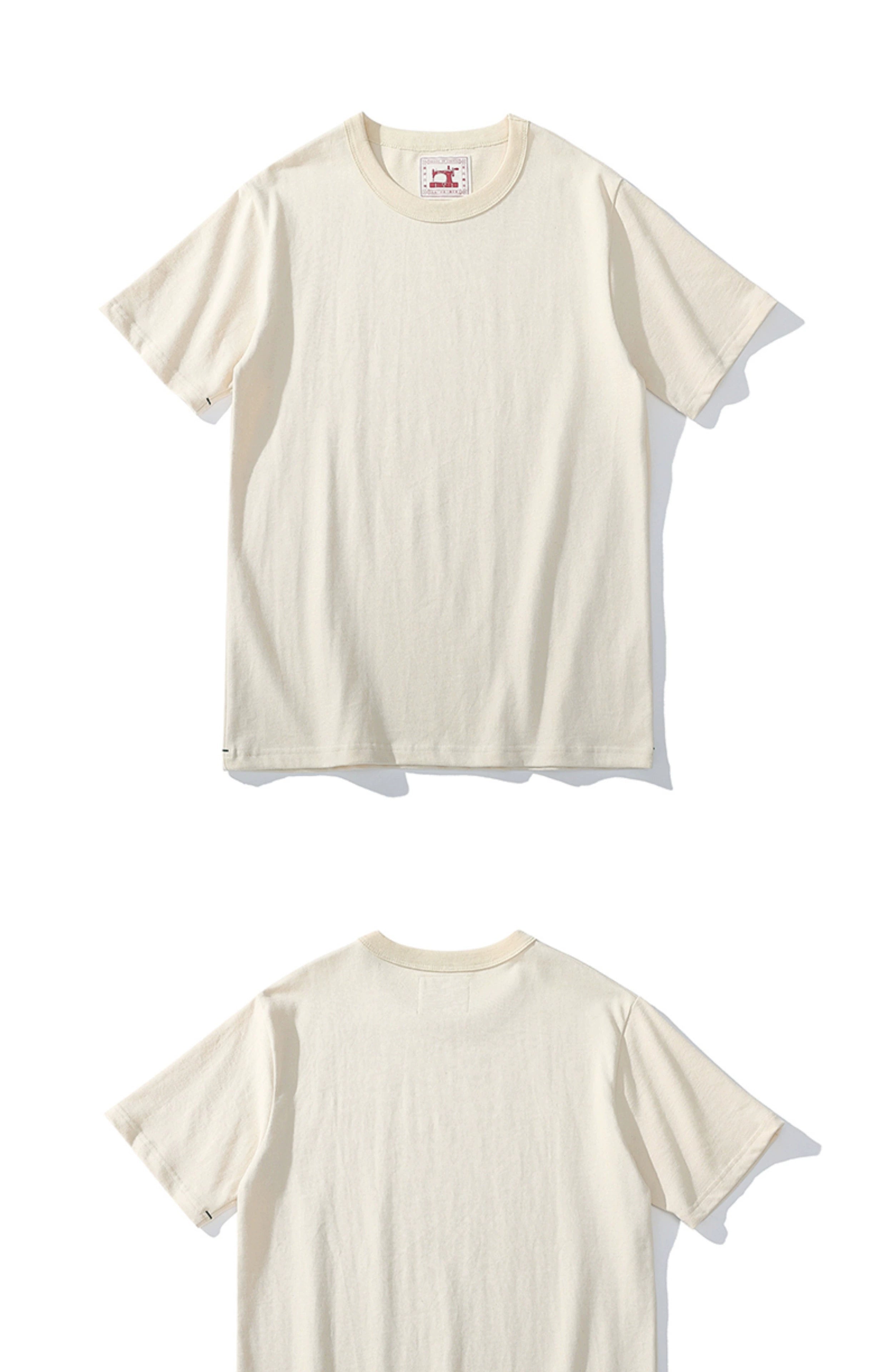 PrintAce Natural Raw Cotton Unbleached 300g Breathable Loose Tee