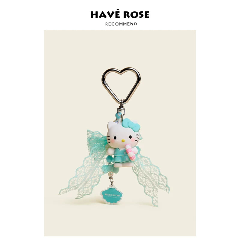 HAVEROSE Hello Kitty Cute Charm Keyring