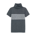 Yawhat Fair Isle Wool-Blend Cropped Knit Top