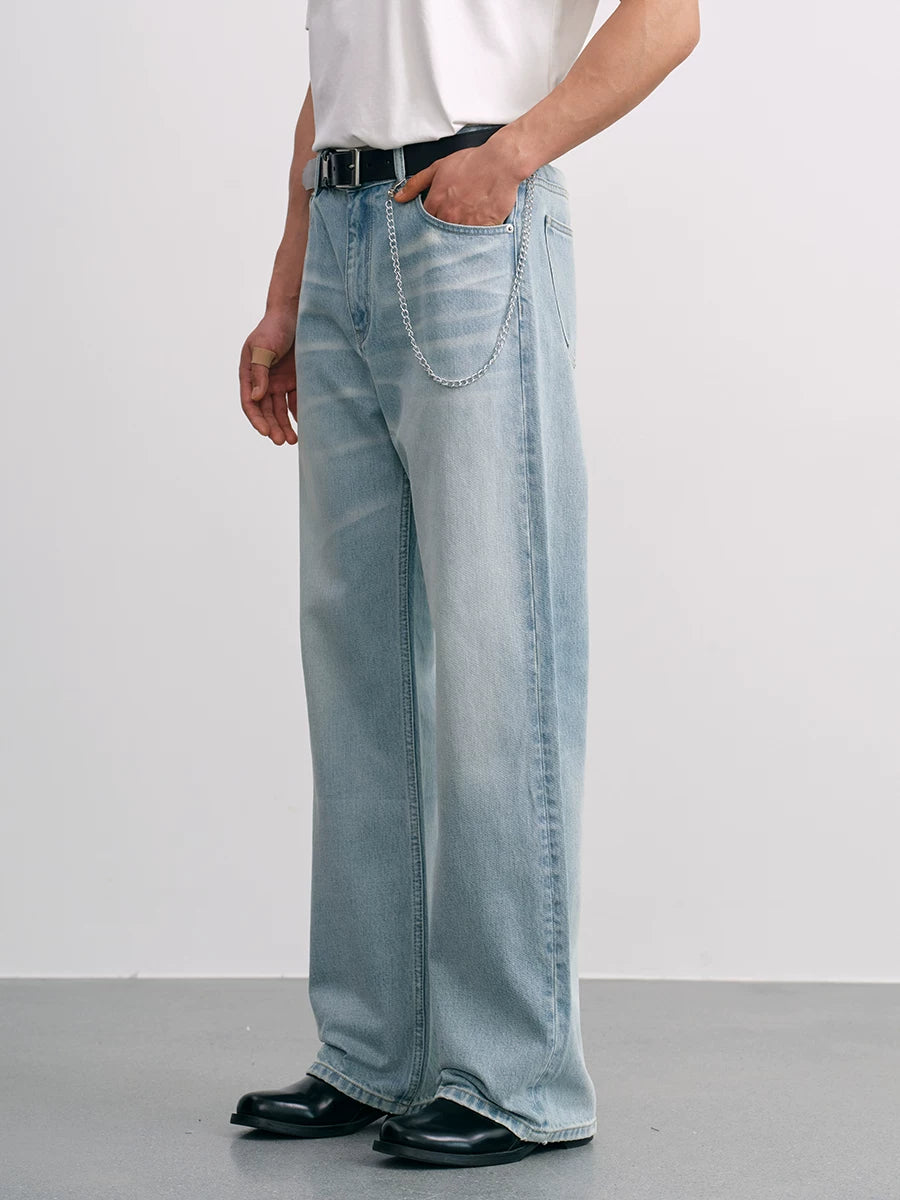 PLUS NO LOGO Cat Paw 14.5oz Straight-Leg Jeans