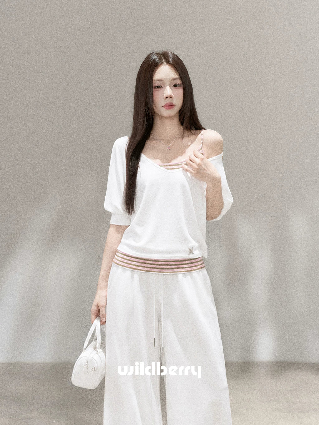 Wildberry Casual Relaxed Fashion Temperament Three-piece Set