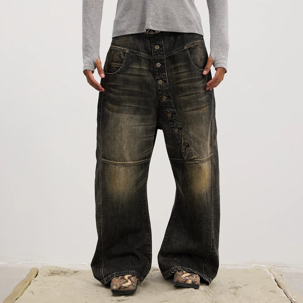 DND4DES Curved Blade 400g Loose-Fit Jeans