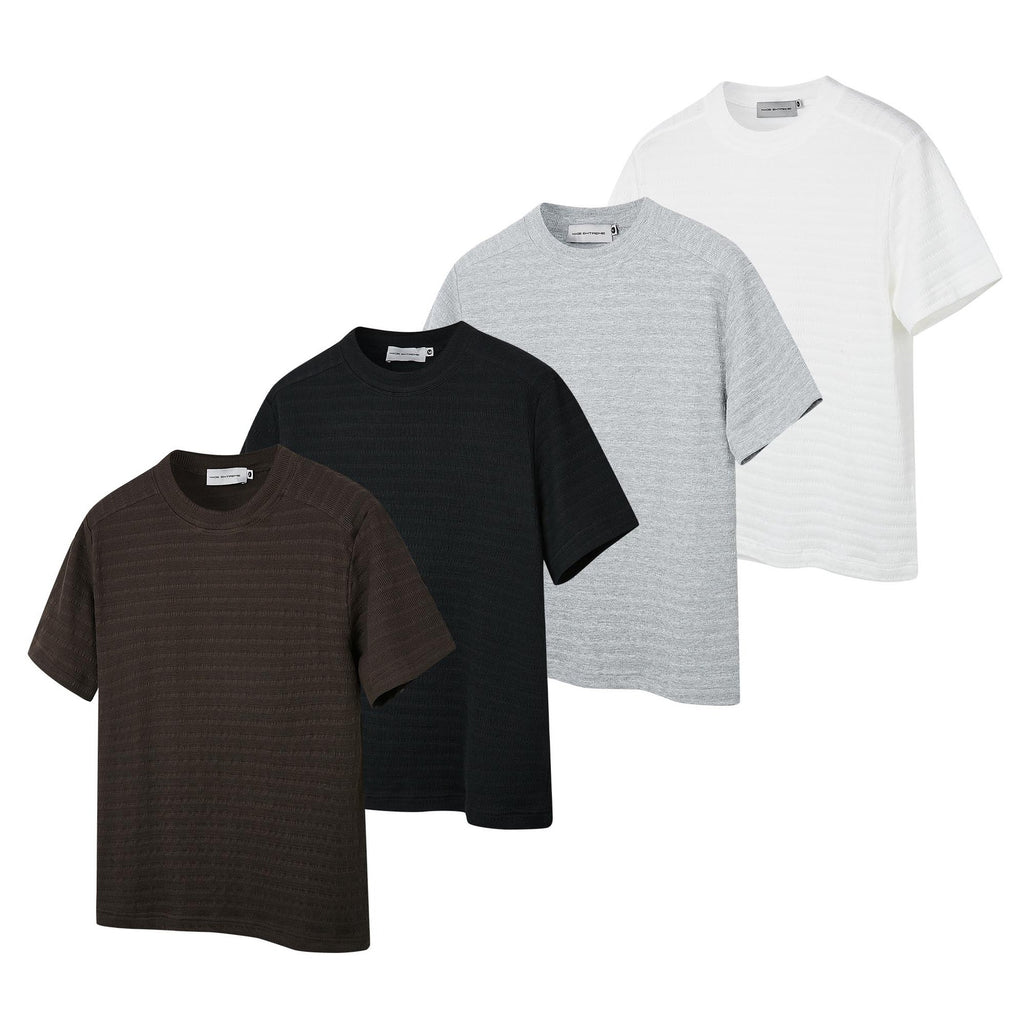MADEEXTREME static luxury blend jacquard crew neck tee