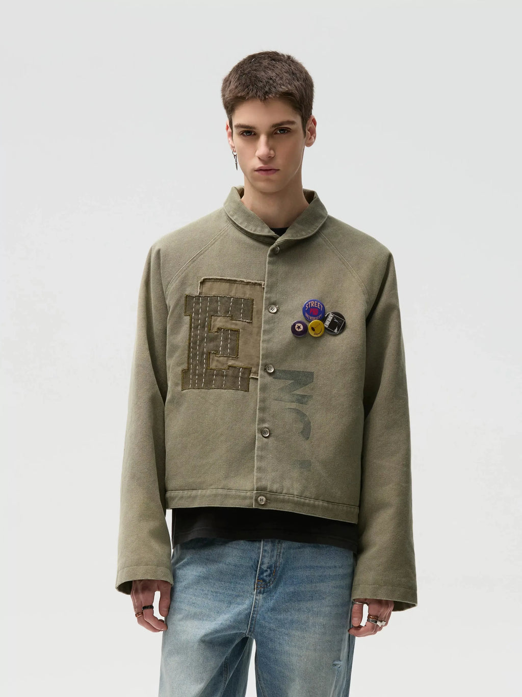 CENSMADE Gradual Change Patch Tooling Jacket