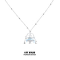 1ST XULIE Wishing Well Double-Layer Pendant Necklace & Choker