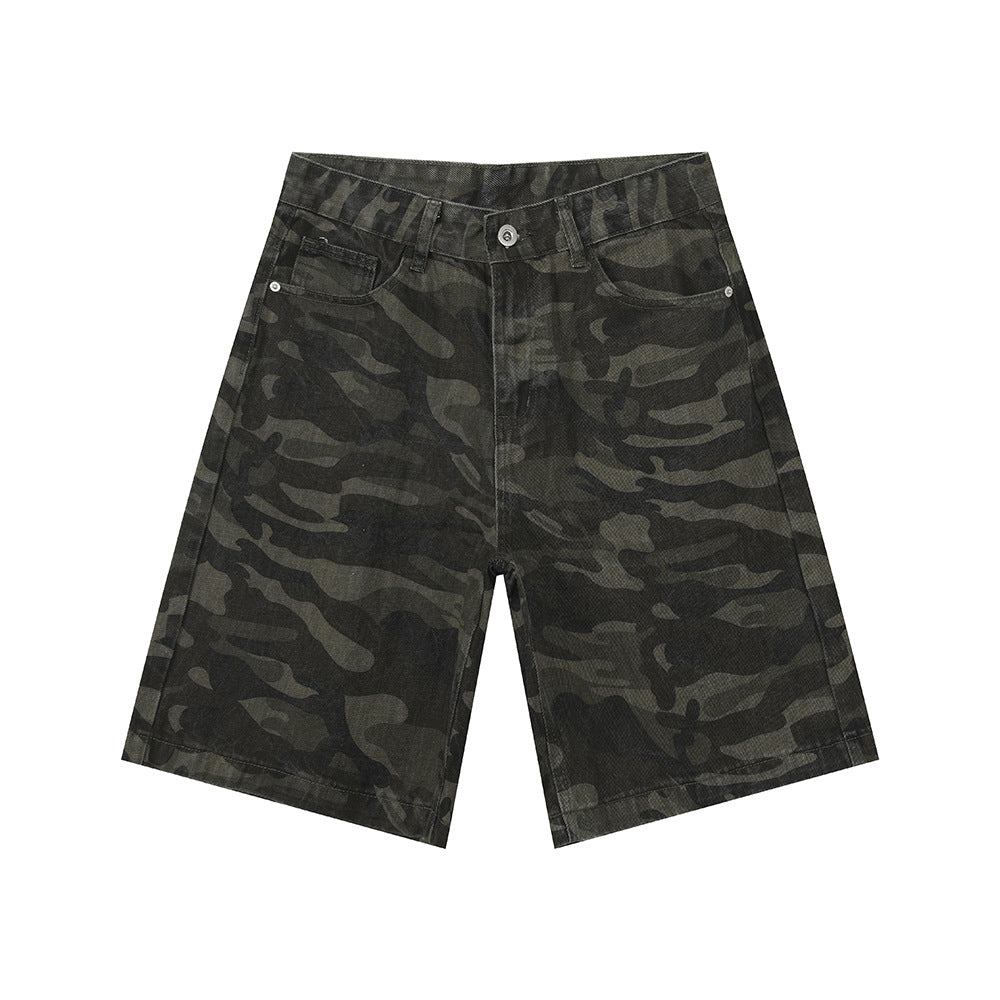MTLCLOTHES Camouflage Loose Wide Leg Casual Pants