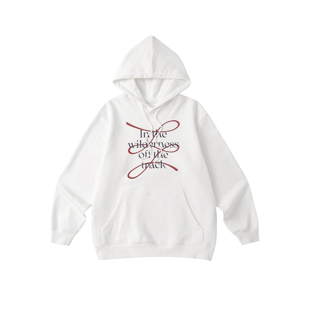 LR MADE Line Slogan 380g Oversized Hoodie