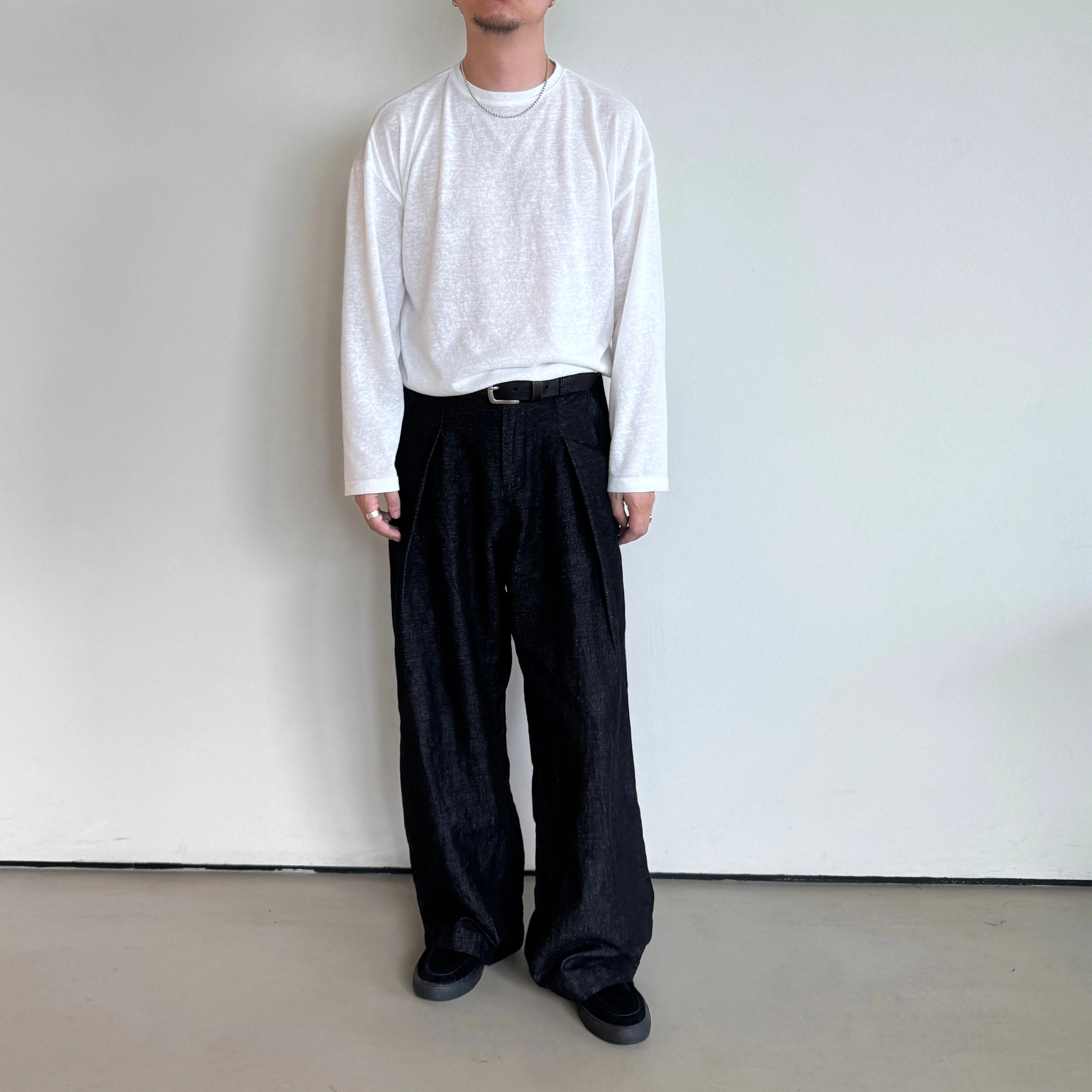 Anniehall Linen Cotton Denim Old Money Wind Light Jeans