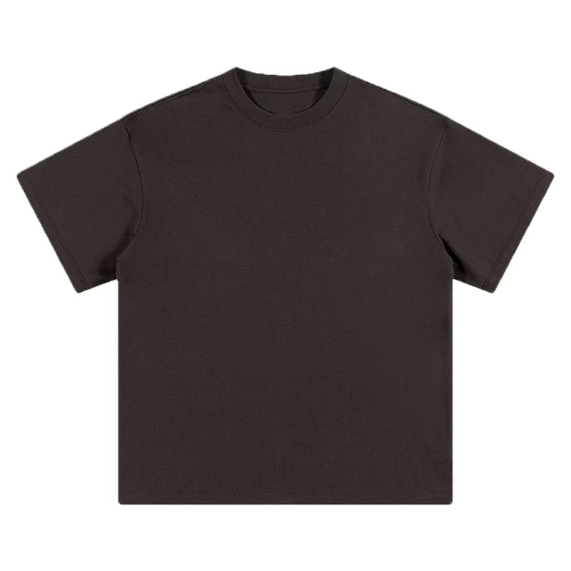Blank: Map Oversized Small Neckline Casual Tee