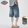 Dickies Vintage Washed Loose Straight-Leg Denim Shorts