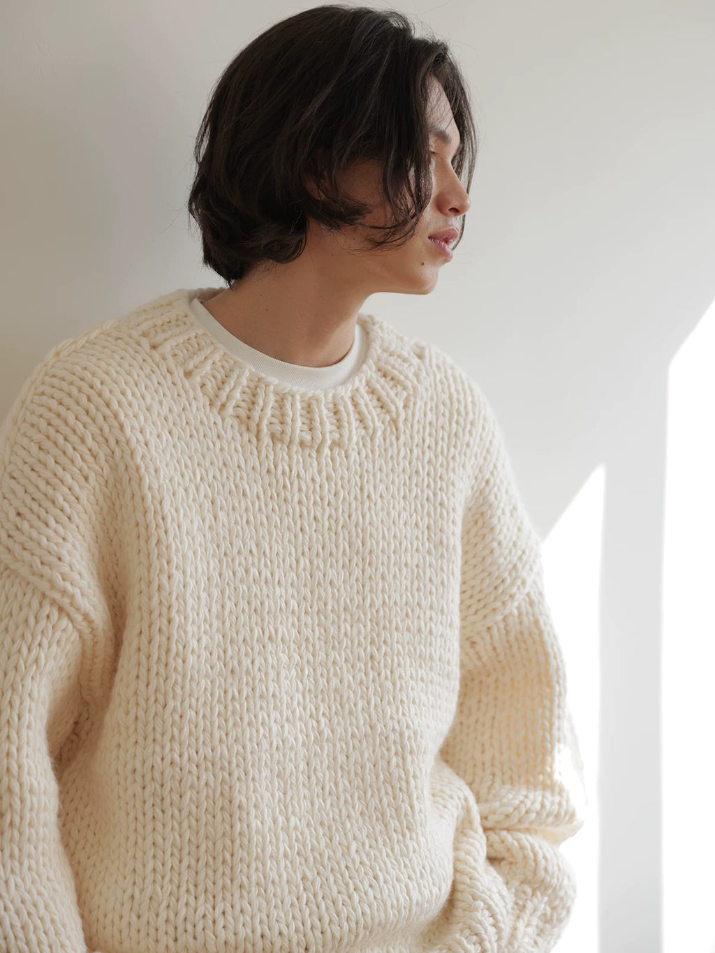 CARPEM Thick Needle Loose Lazy Sweater