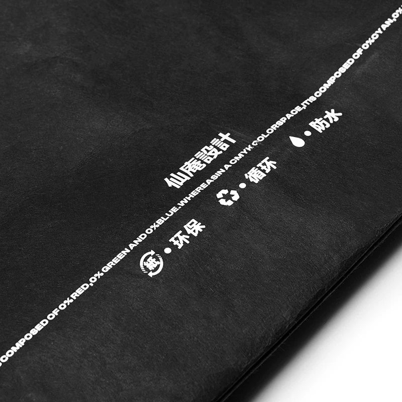 Kami anger Black Canvas Zip-Top Shoulder Bag