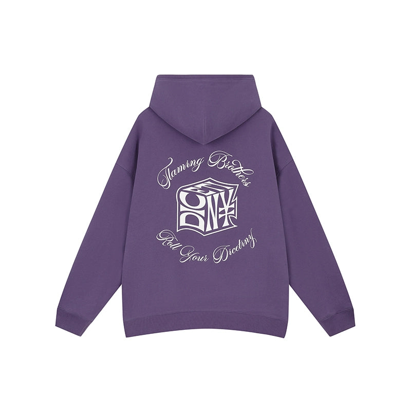 DICETINY "Dice of Destiny" Foam Alphabet Print Hooded Sweater