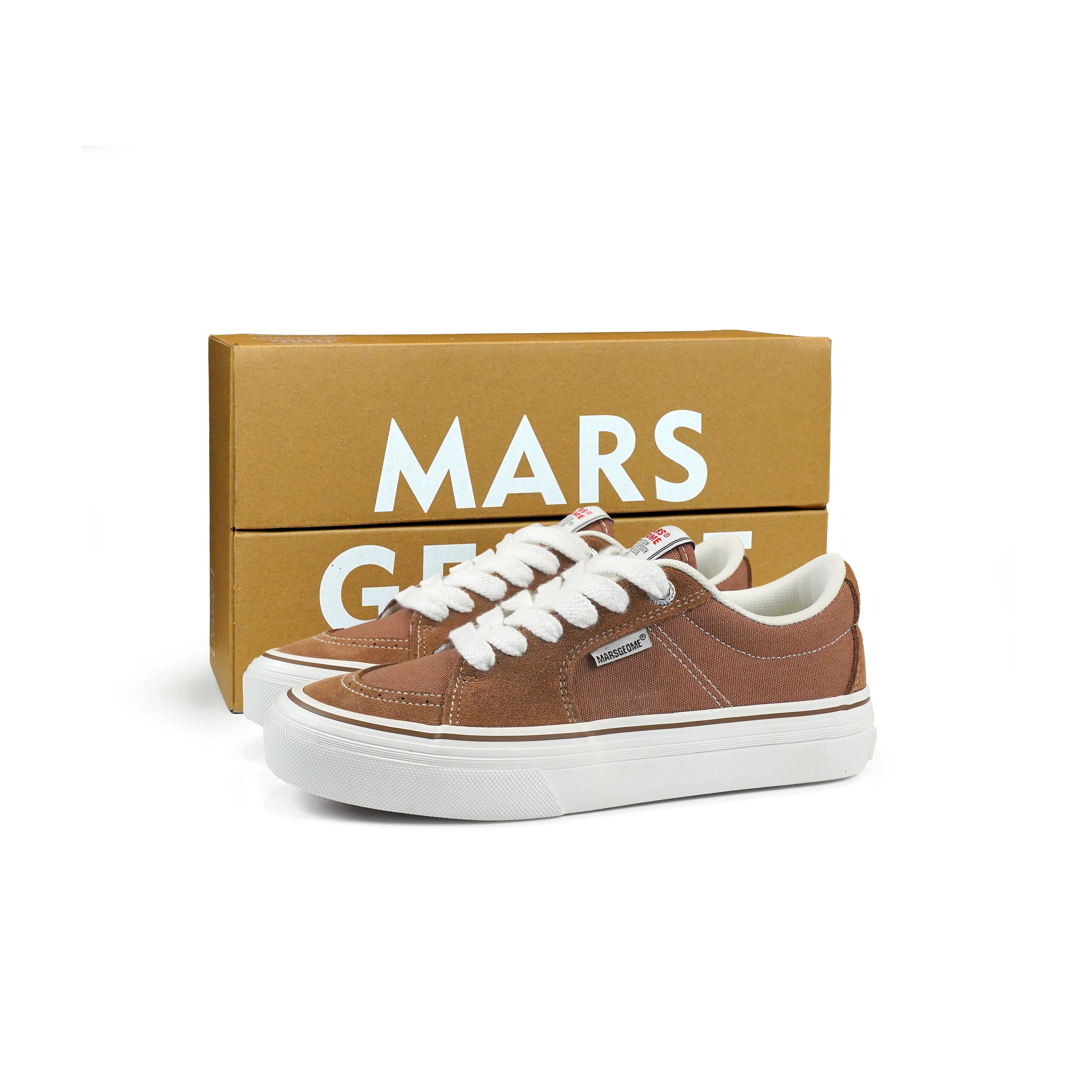 MARS GEOME Versatile Men's and Women's Low-top Spliced Board Shoes