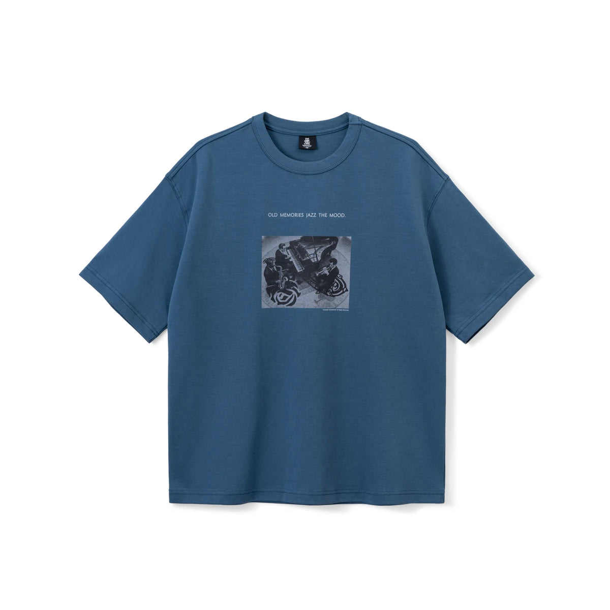 SUPERTOFU Jazz Band Saxophone 260g Cool-Touch Loose Tee