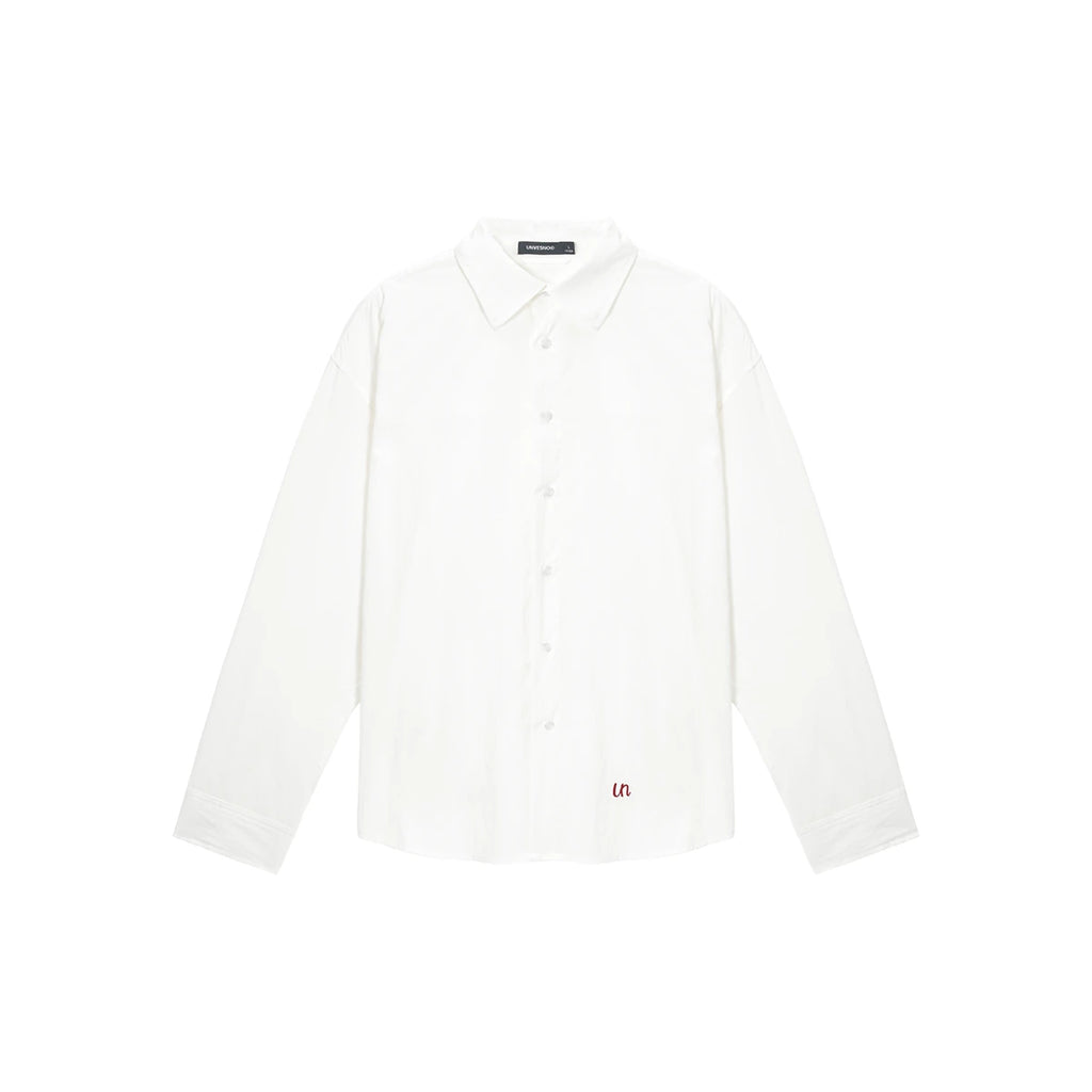 Unvesno Relaxed Washed Lyocell Long-Sleeve Shirt