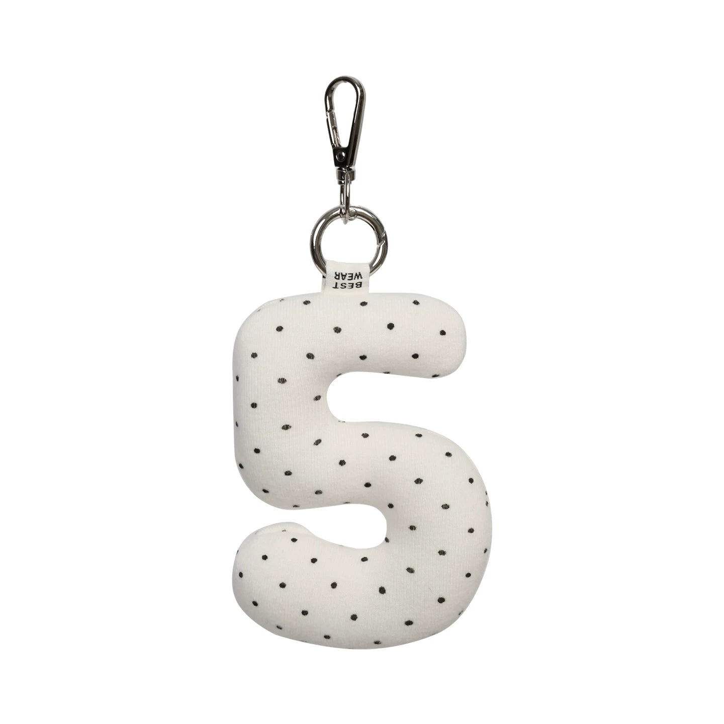 Unique blue Faux Leather Letter Pendant Backpack Charm