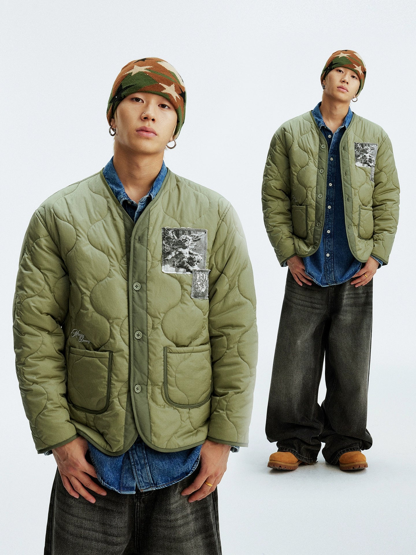 MEDM Make Old Angel Patch Jacket