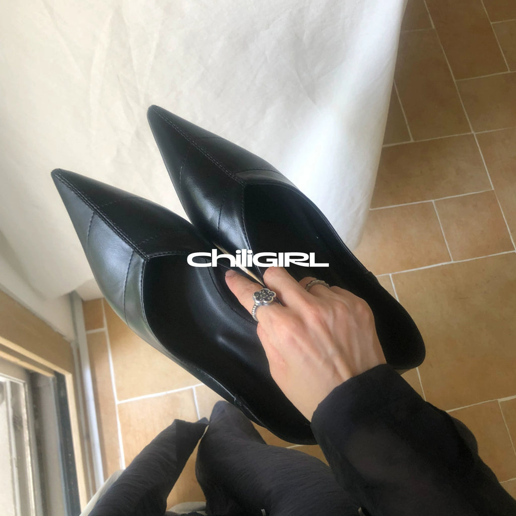CHILIGIRL pointed flat shoes