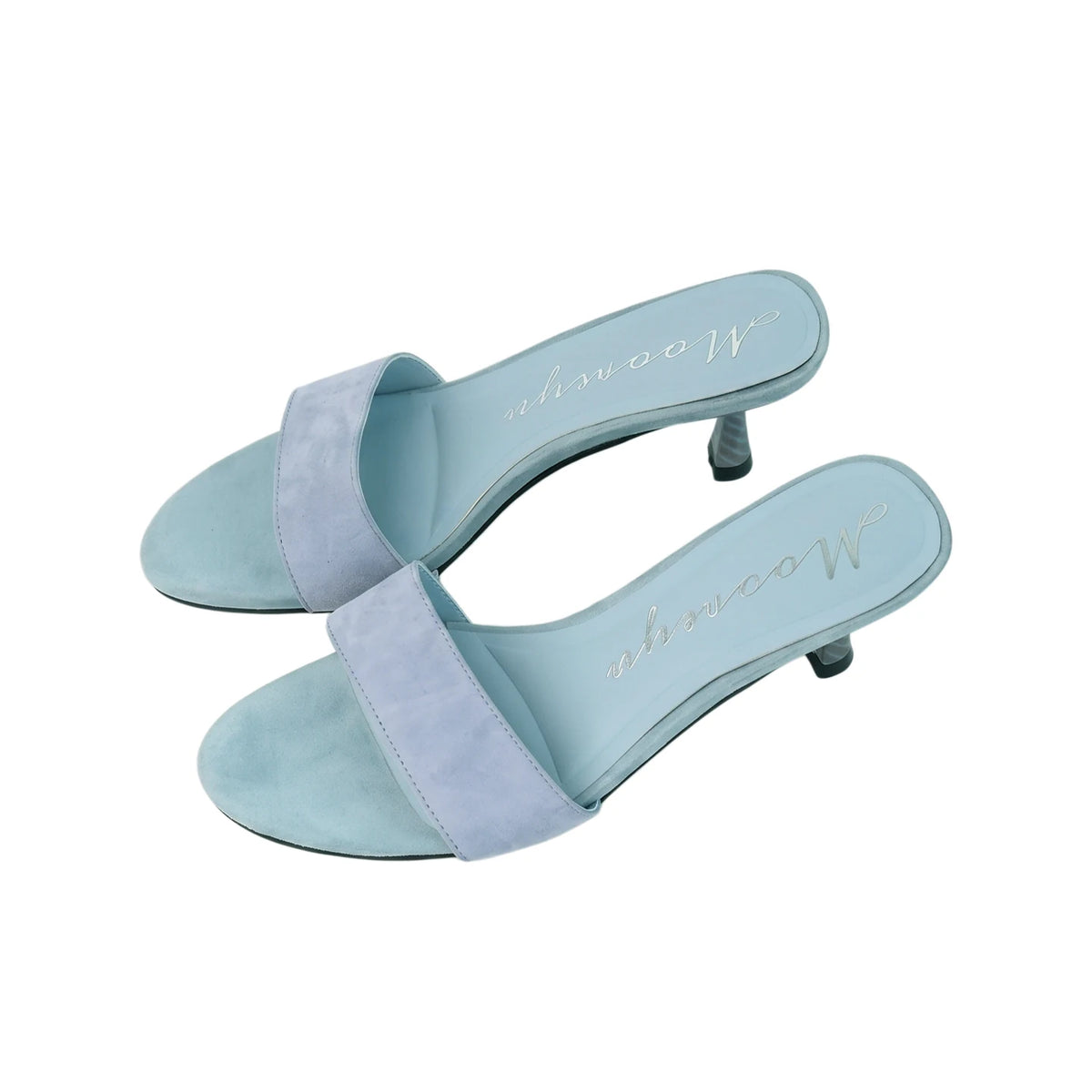 Mooreyu Leather Strappy Open-Toe High Heel Sandal