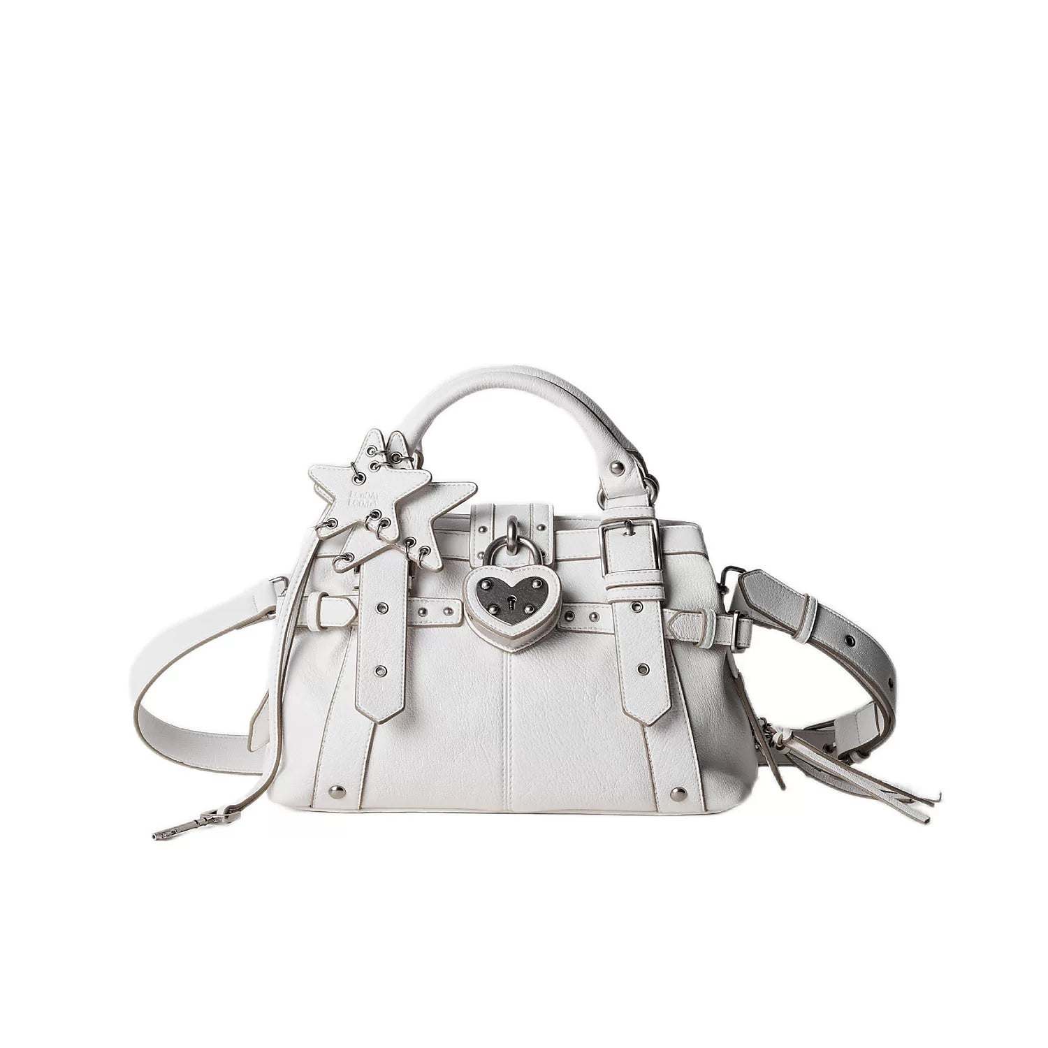 ECODAY Croc-Embossed Faux Leather Zip-Top Shoulder Bag