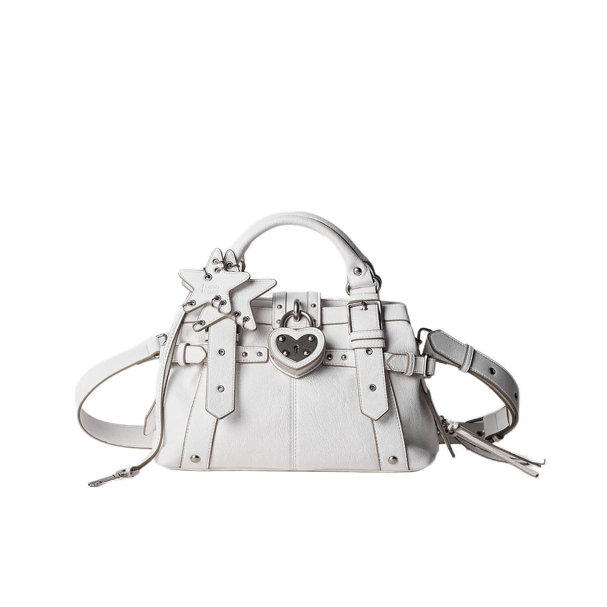 ECODAY Caramel Faux Leather Zip-Top Mini Square Shoulder Bag