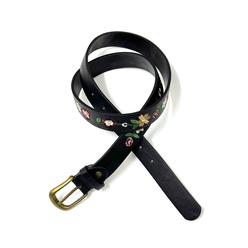 DPOL Embroidered Flower Cleanfit Medieval Belt