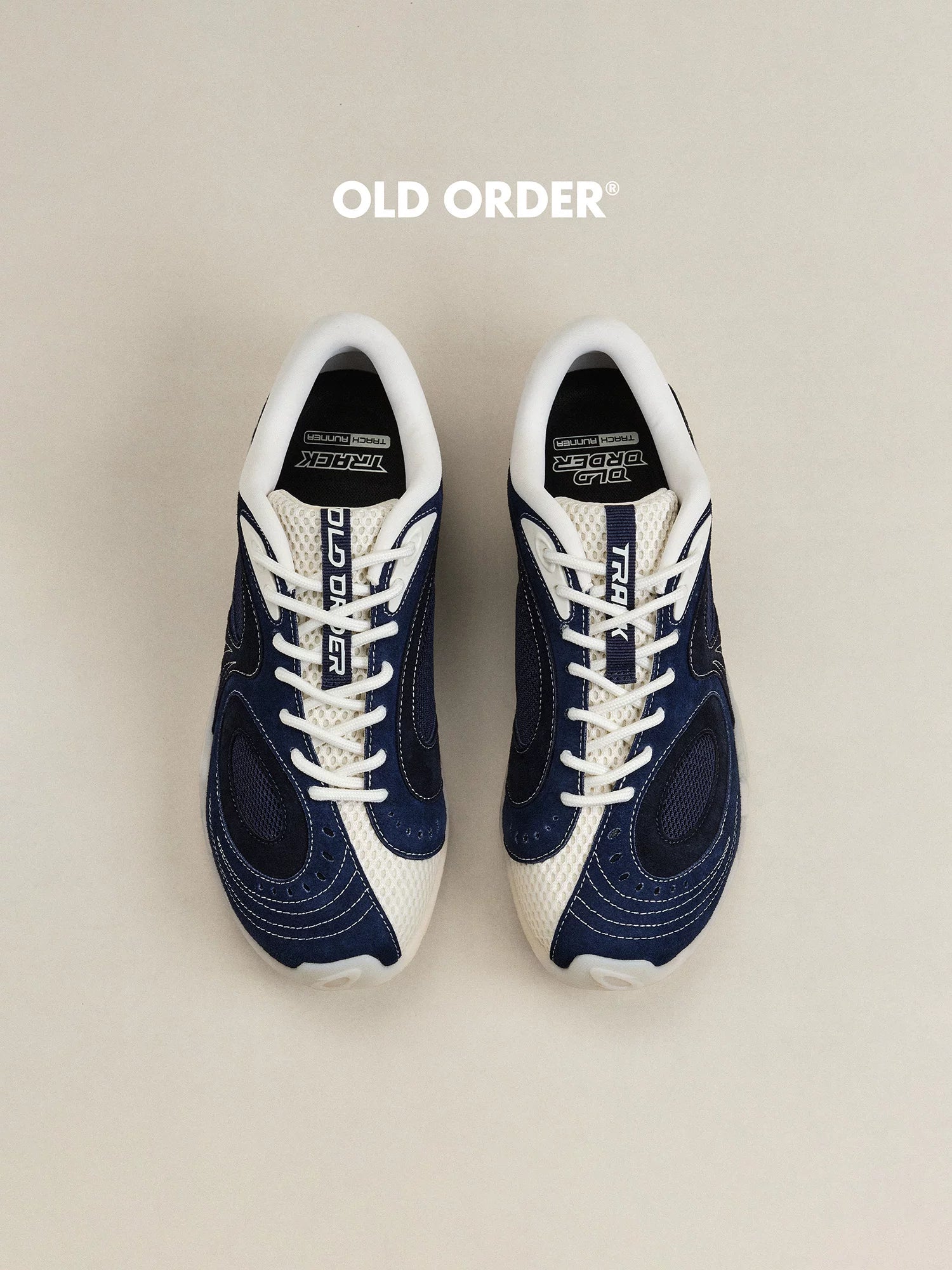 OLD ORDER Blue Kyanite Mesh Lace-Up Sneaker