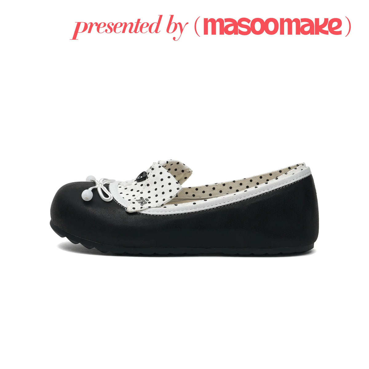 MASOOMAKE Leather Round-Toe Mary Jane