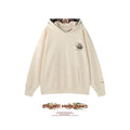 BJHG Retro Distressed Print Oversized Sweatshirt