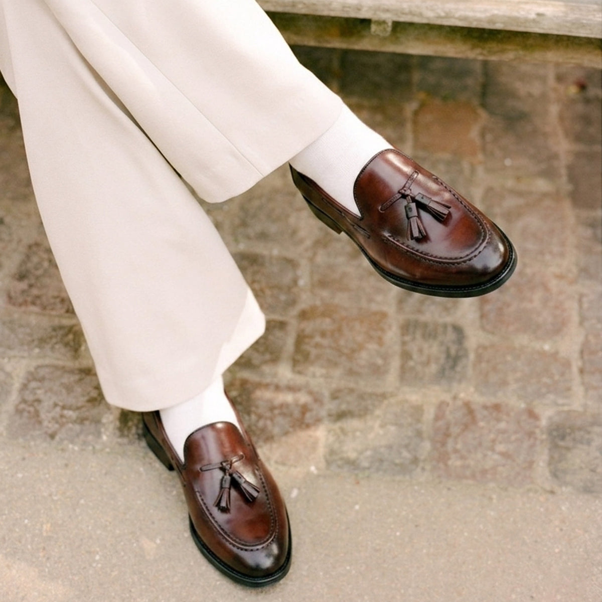 TERRAKOO Leather Penny Loafer