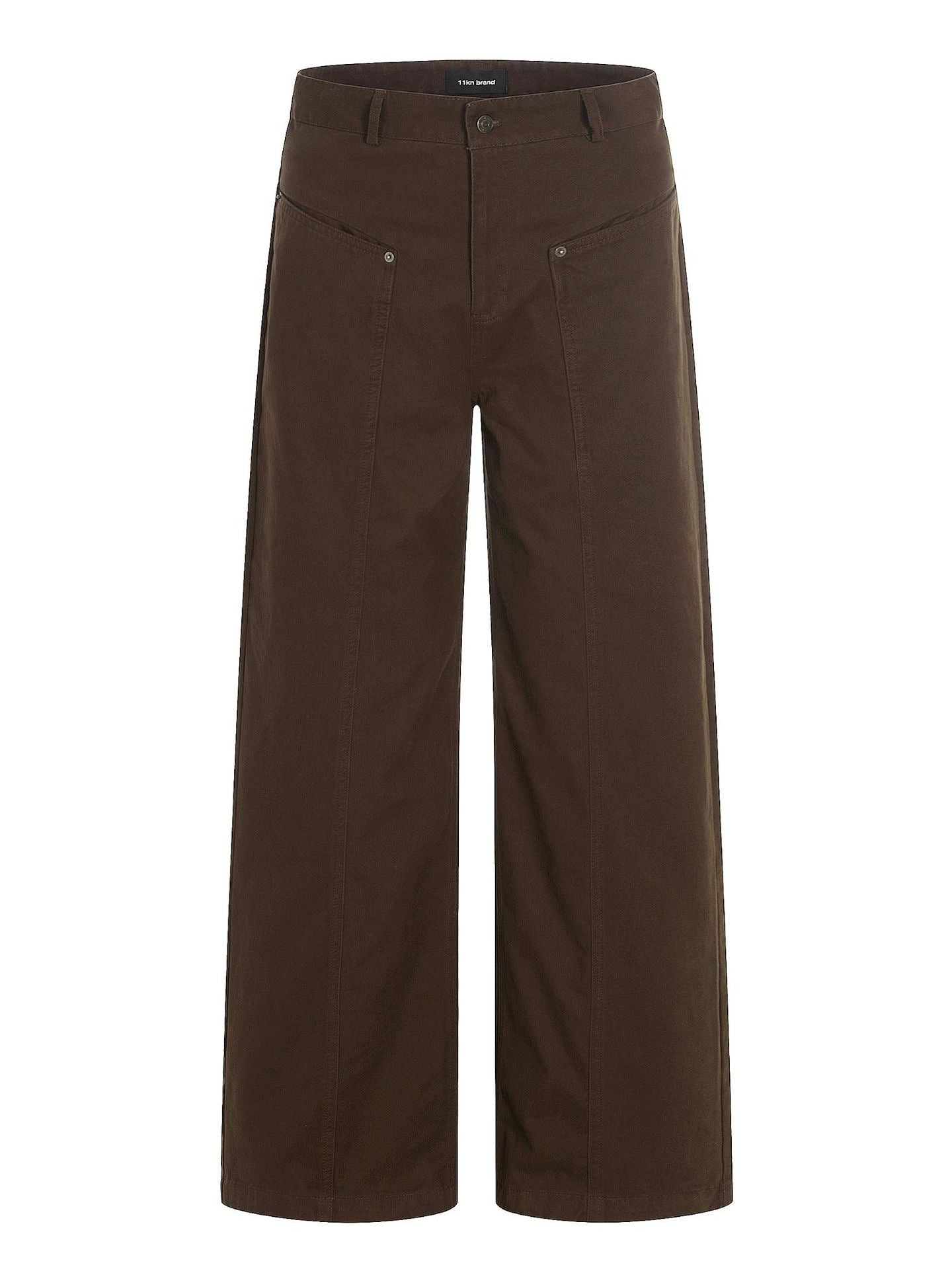 11KN Old Simple Loose Three-dimensional Wide-leg Pants