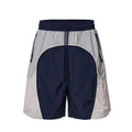 F2CE Color-Block Breathable Loose Straight-Leg Shorts