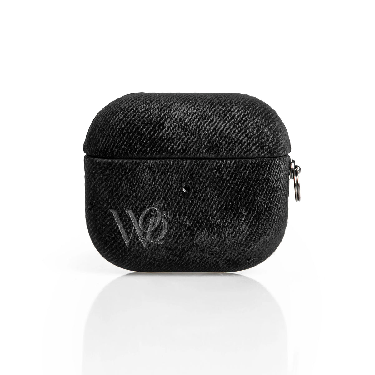 WESTELEVEN Black Embossed Logo MagSafe Phone Case & Card Holder