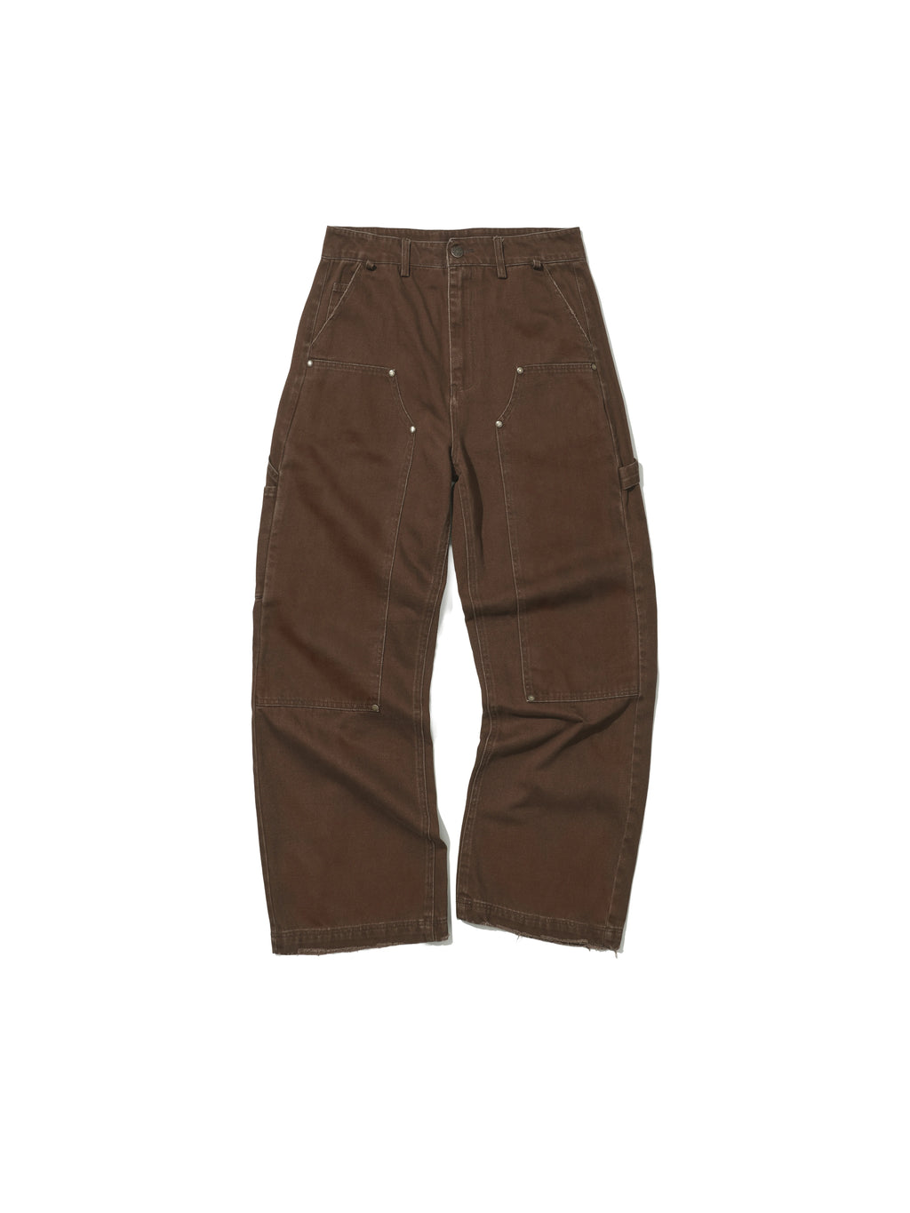 LIBERAFIT Vintage Remake Washed Straight-Leg Carpenter Pants
