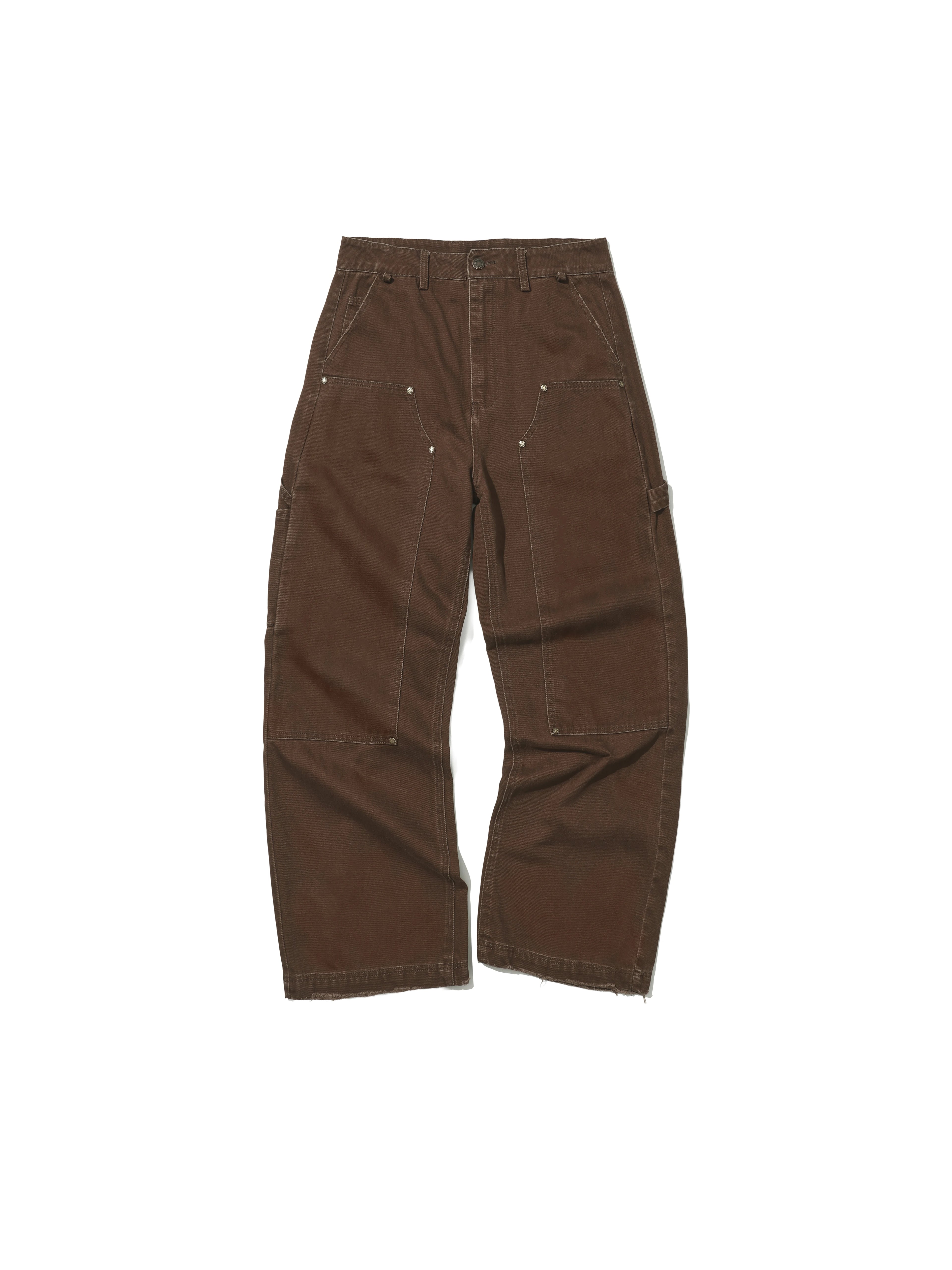 LIBERAFIT Vintage Remake Washed Straight-Leg Carpenter Pants
