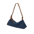 Momogigi Vintage Niche Leather Splicing Handheld Underarm Bag