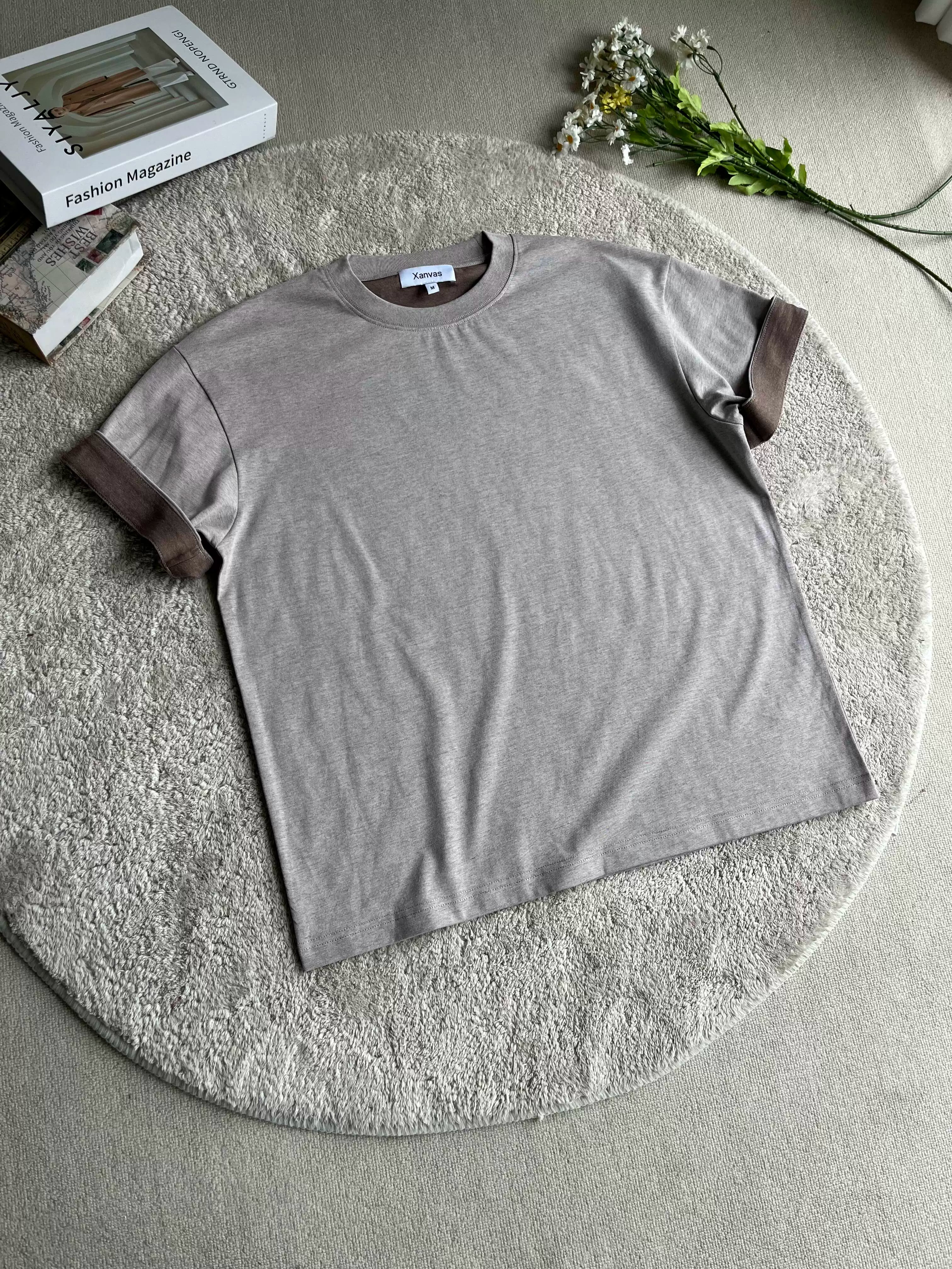 Xanvas Yarn Texture Casual Tee